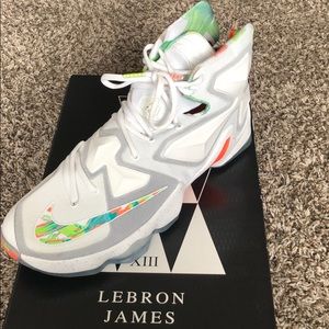 Nike Lebron 13 XIII, Easter, White Size 12